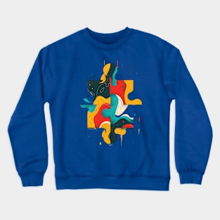 Mosaic Minds: Embracing the Many Hues of Autism Crewneck Sweatshirt